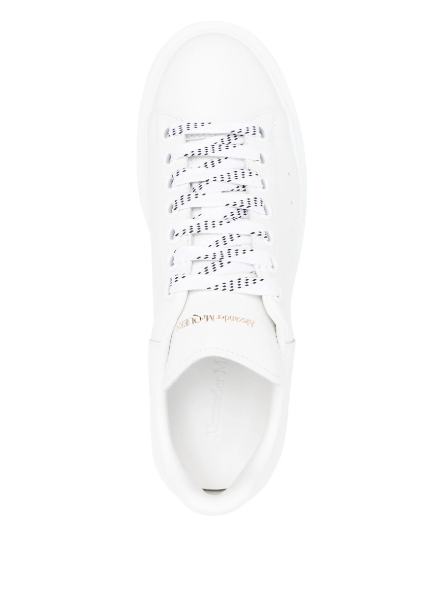 Sneakers Alexander McQueen albi din piele - Img 4