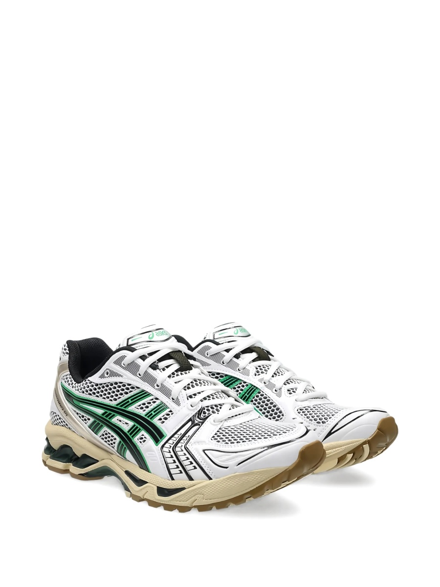 Sneakers ASICS albi din material textil - Img 2