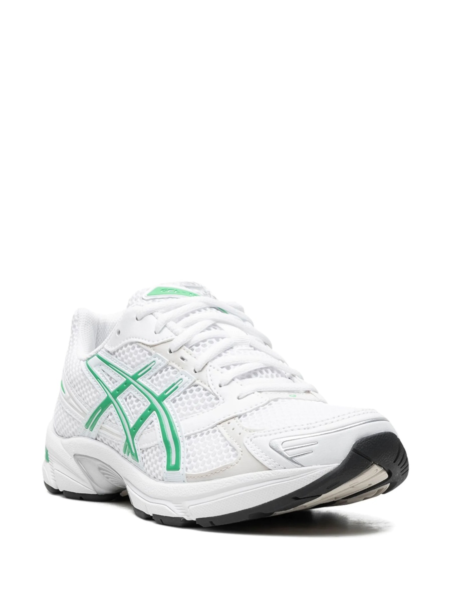 Sneakers ASICS albi din material textil - Img 2