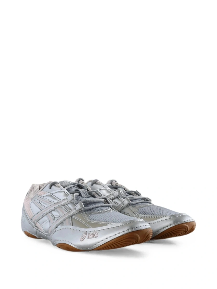 Sneakers ASICS argintii din poliuretan - Img 2