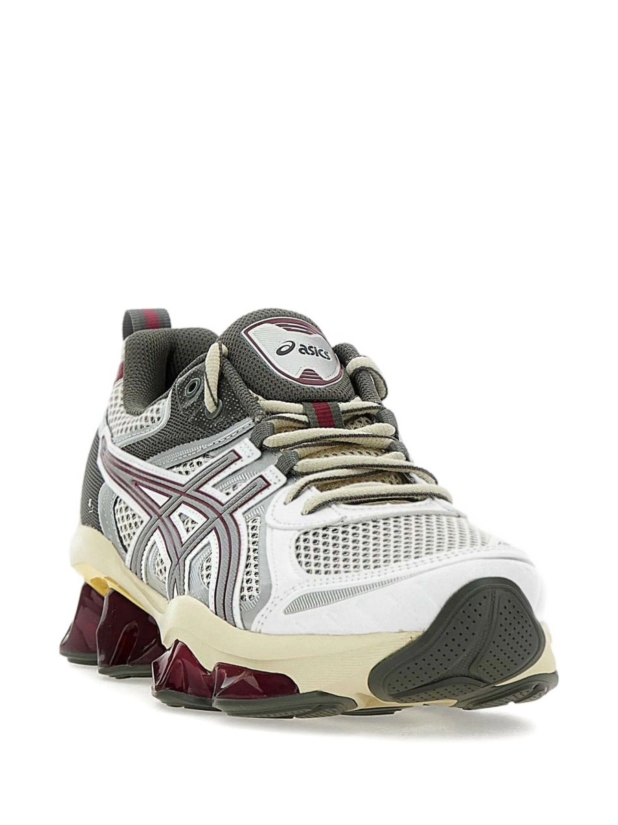 Sneakers ASICS gri din piele eco si plasa - Img 2