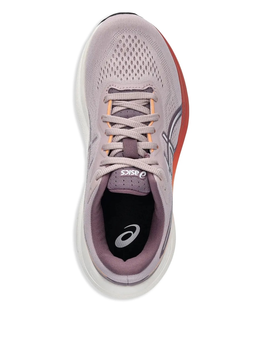Sneakers ASICS violet din material textil - Img 4