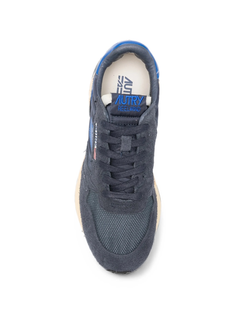 Sneakers AUTRY albastri din piele intoarsa si piele - Img 4