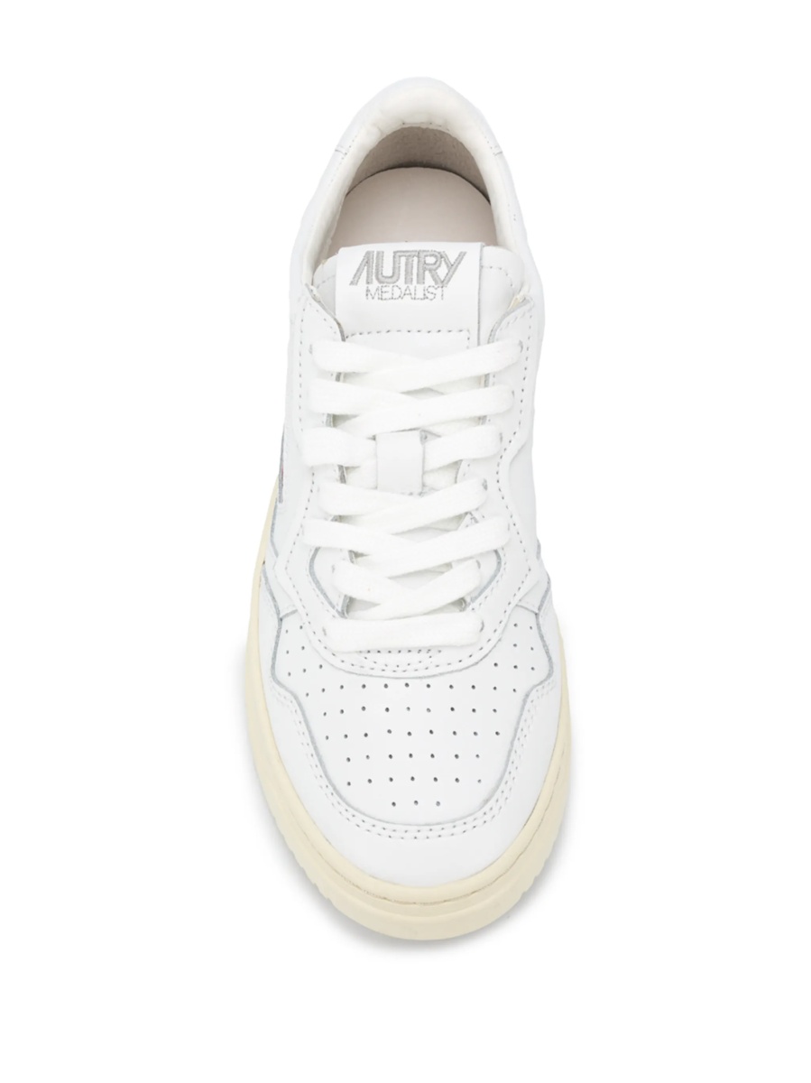 Sneakers AUTRY albi din piele - Img 4