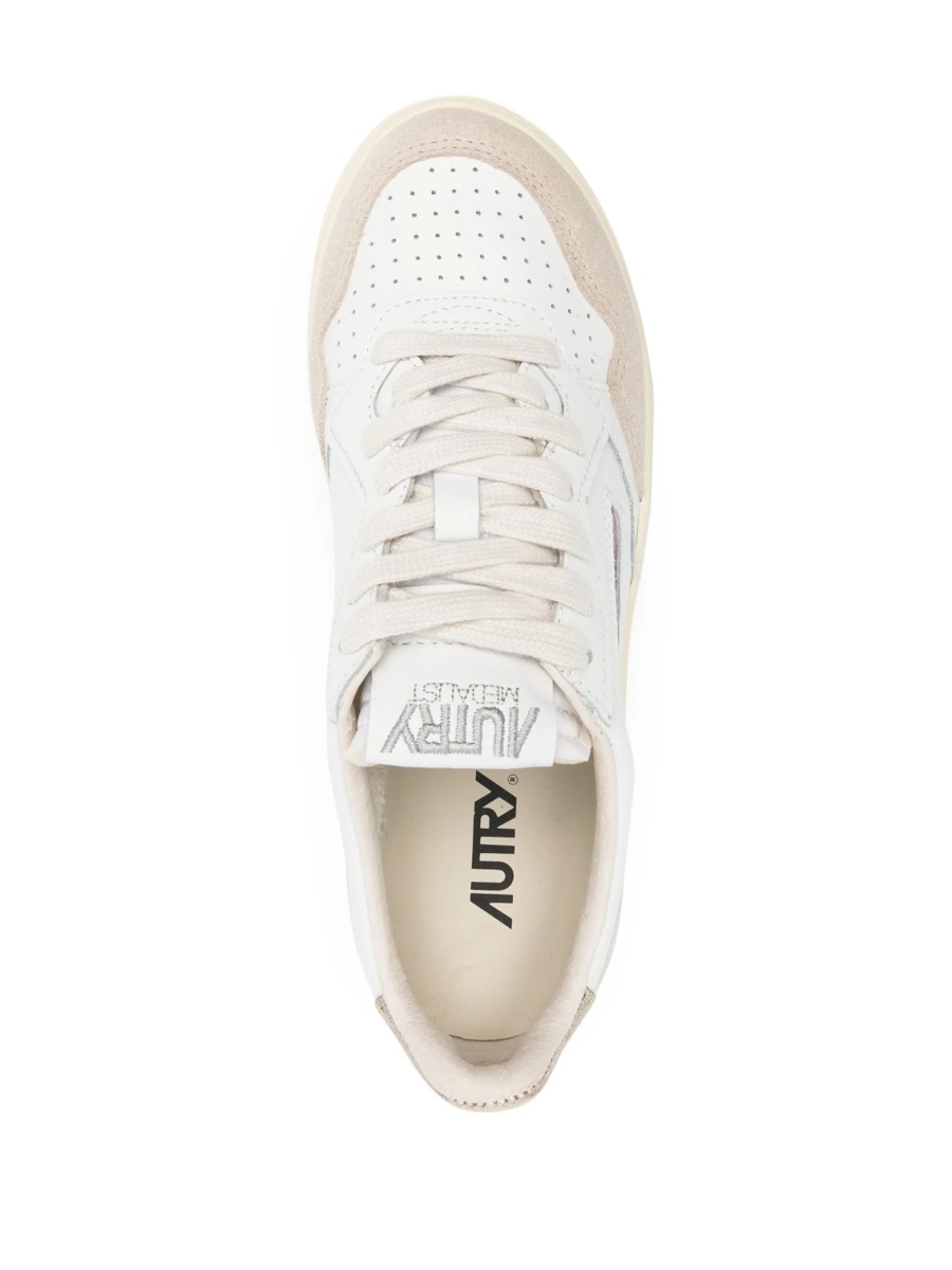 Sneakers AUTRY albi din piele - Img 4