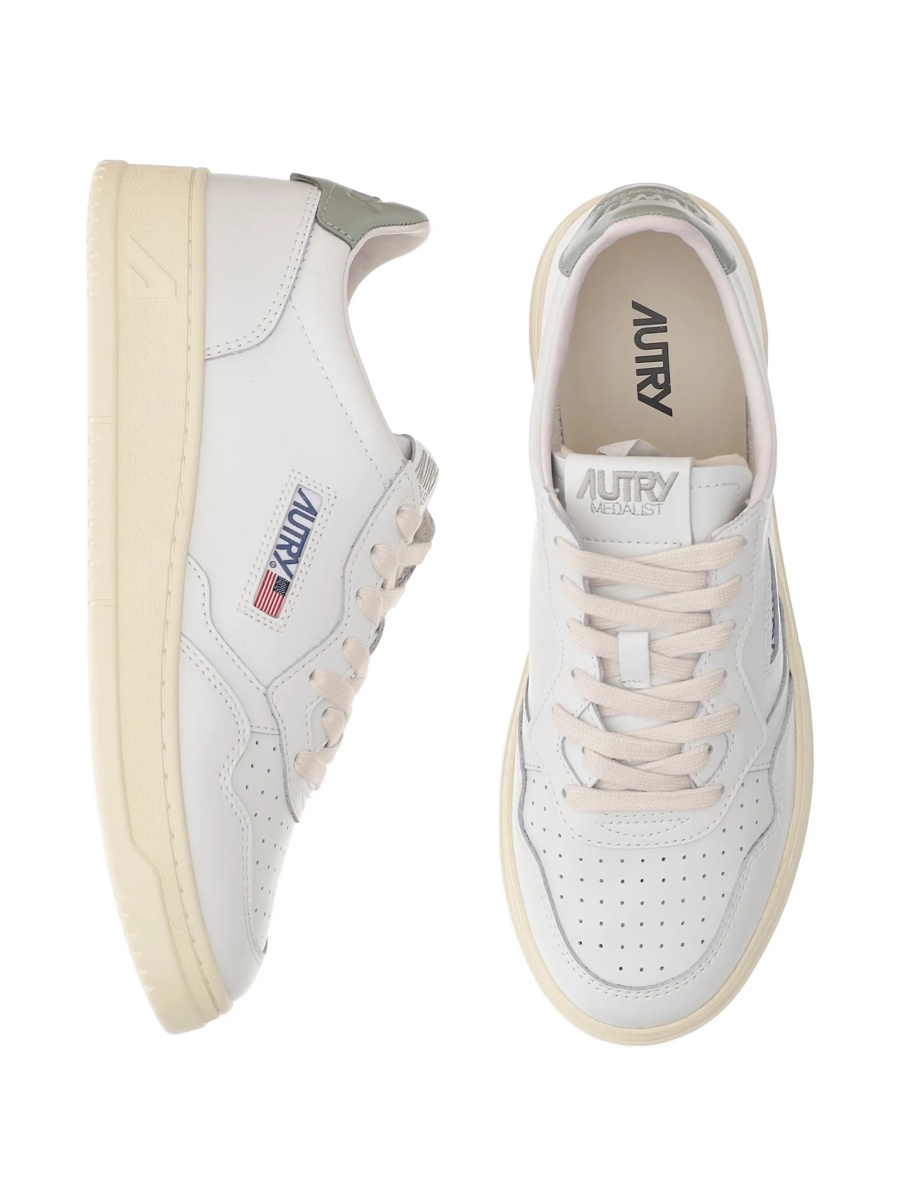 Sneakers AUTRY albi din piele - Img 4