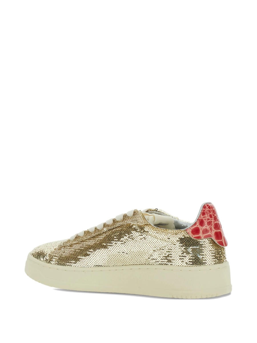 Sneakers AUTRY aurii din piele - Img 4