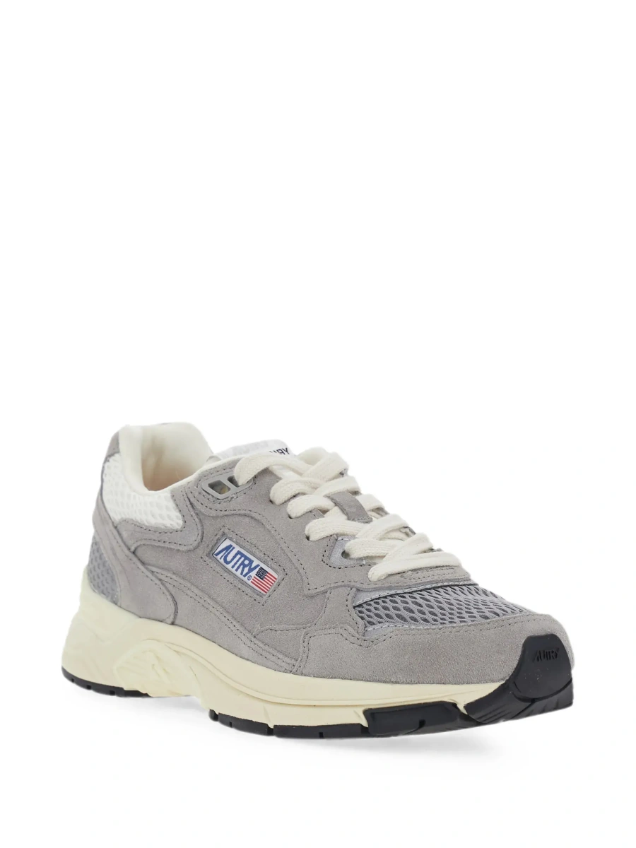 Sneakers AUTRY gri din piele intoarsa 'Hyperway' - Img 5