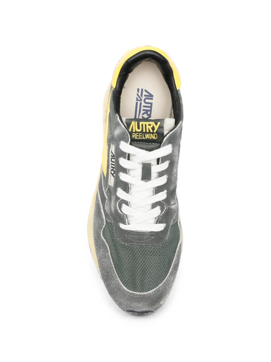 Sneakers AUTRY gri din piele intoarsa si piele - Img 4