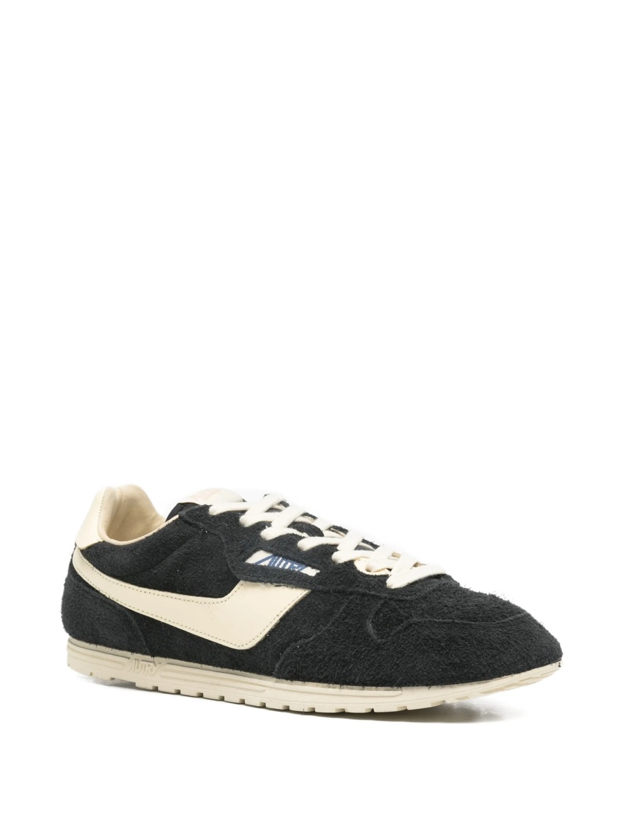 Sneakers AUTRY negri din piele intoarsa si piele - Img 2