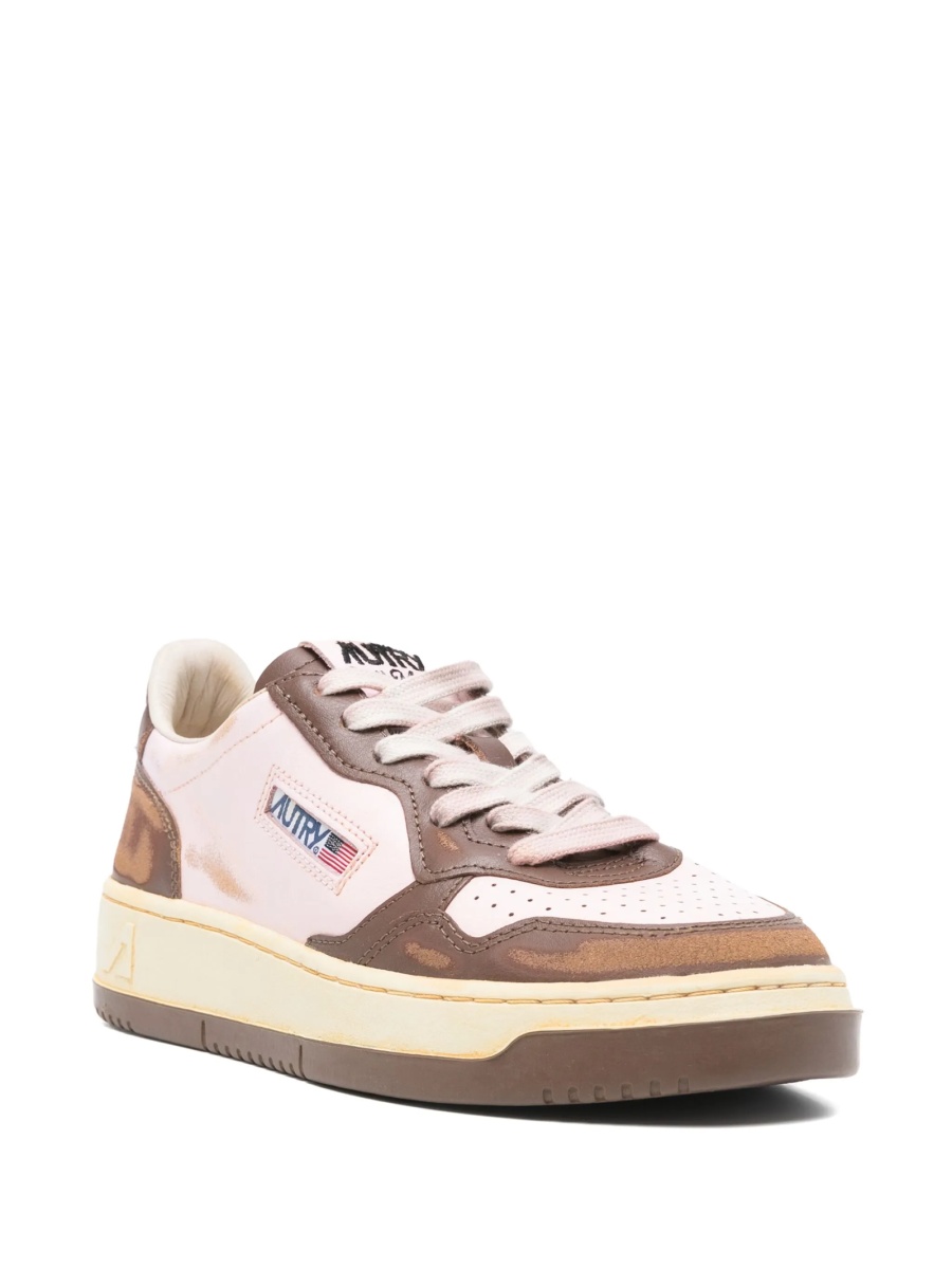 Sneakers AUTRY roz din piele - Img 2
