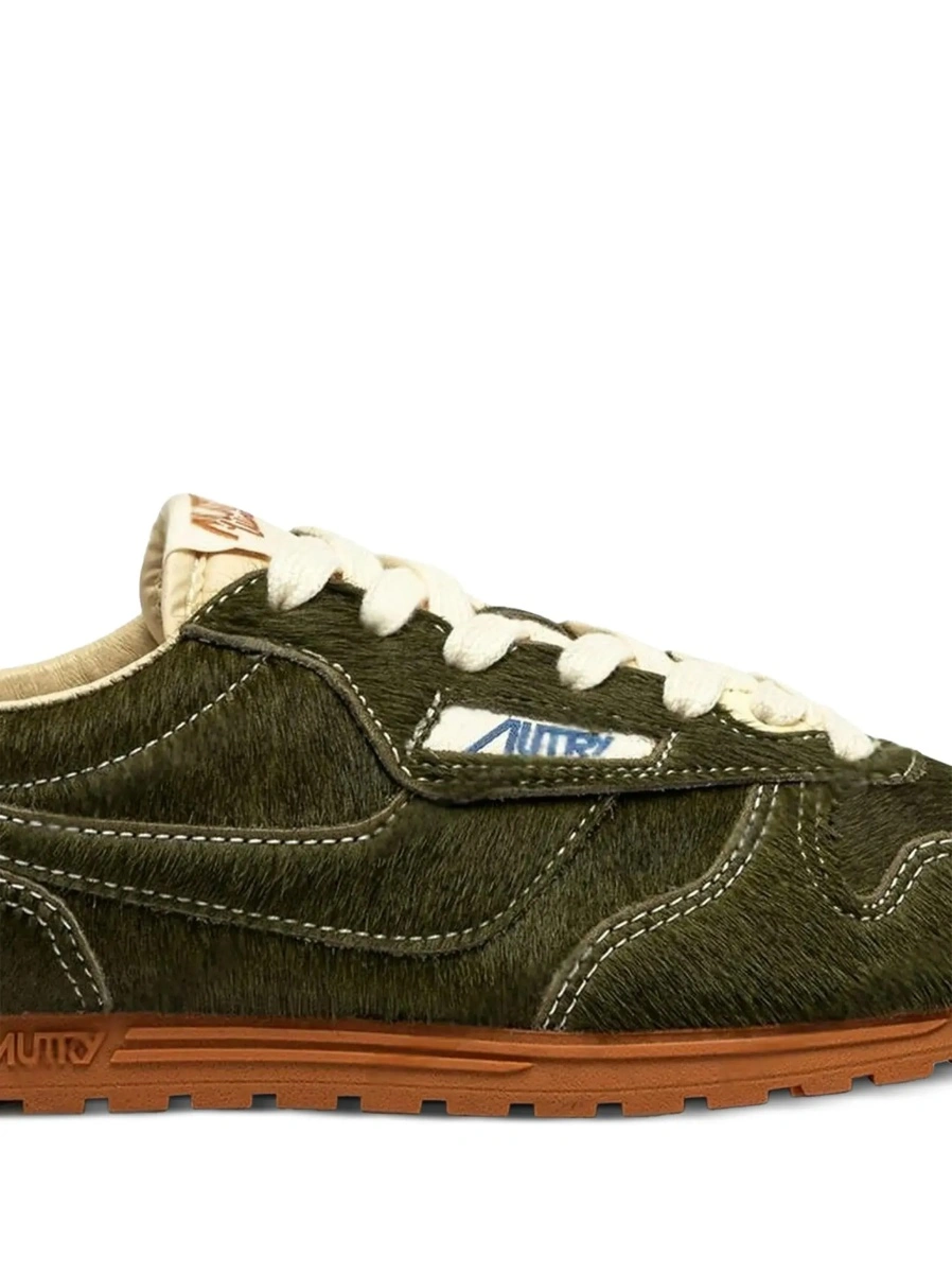 Sneakers AUTRY verzi din piele intoarsa - Img 5