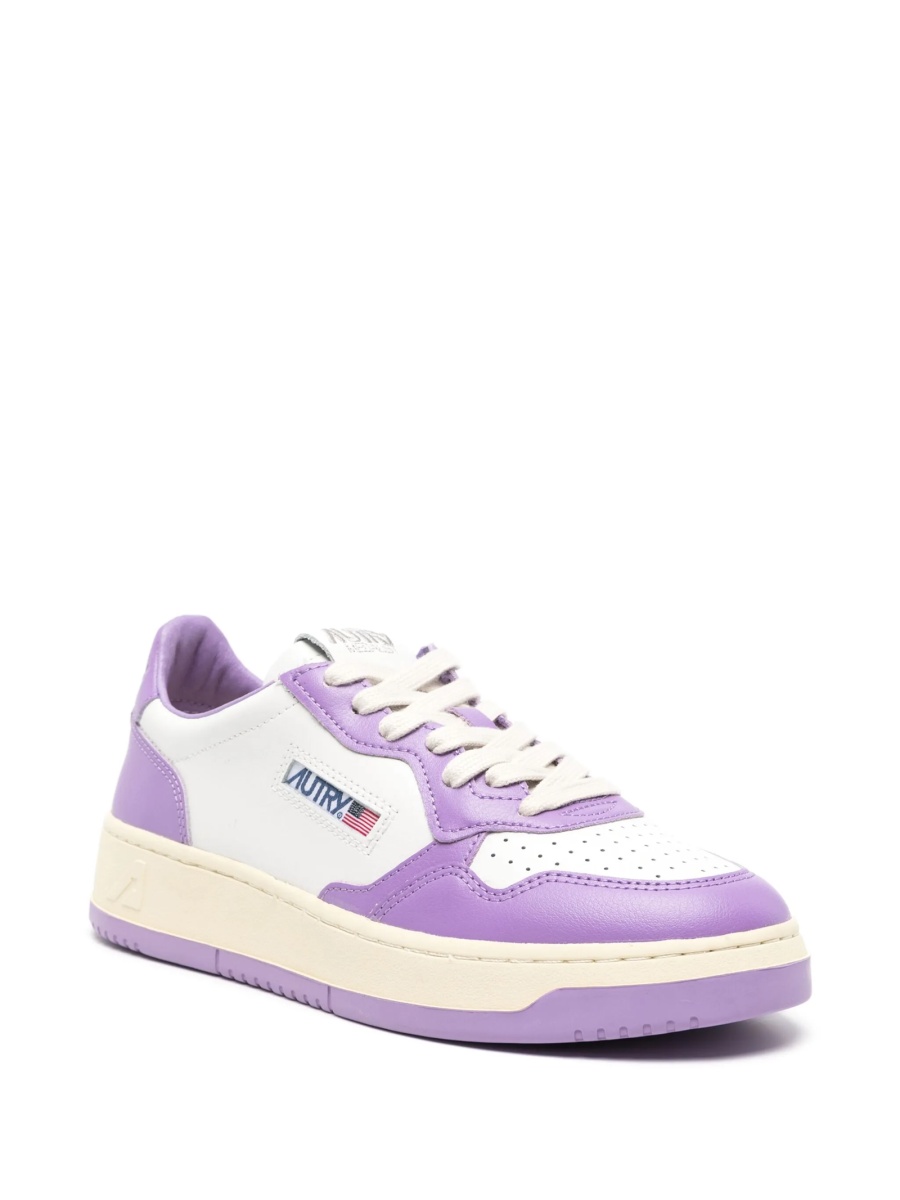 Sneakers AUTRY violet din piele - Img 2