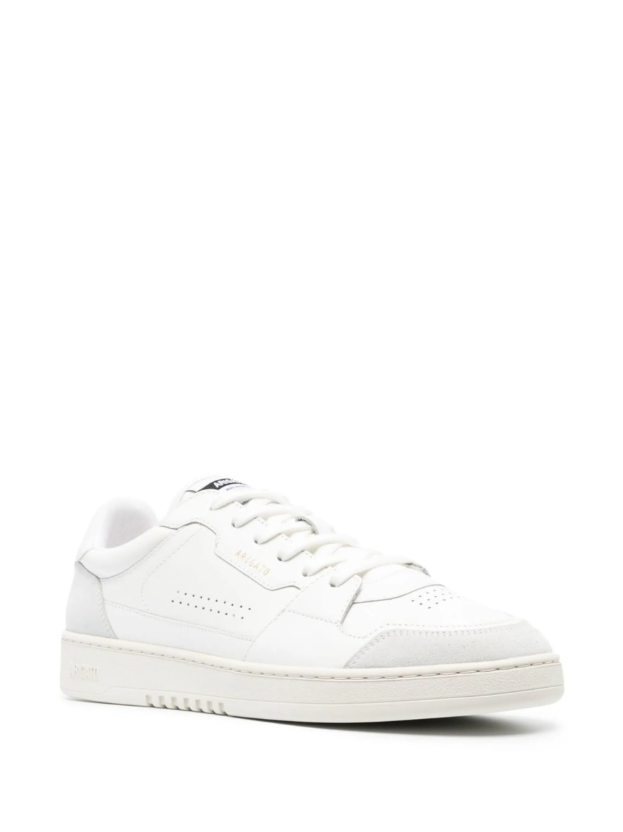 Sneakers AXEL ARIGATO albi din piele intoarsa si piele - Img 2