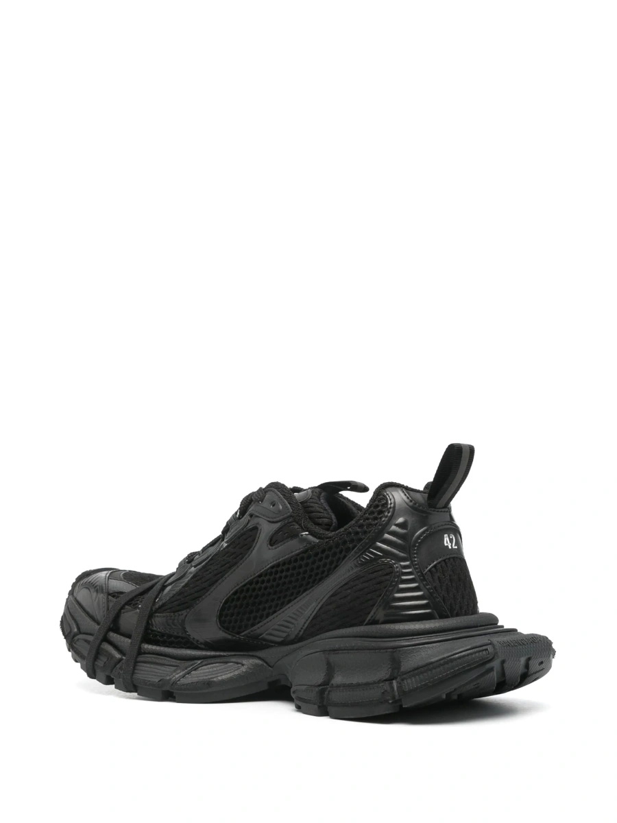 Sneakers Balenciaga 3XL negri din material textil - Img 3