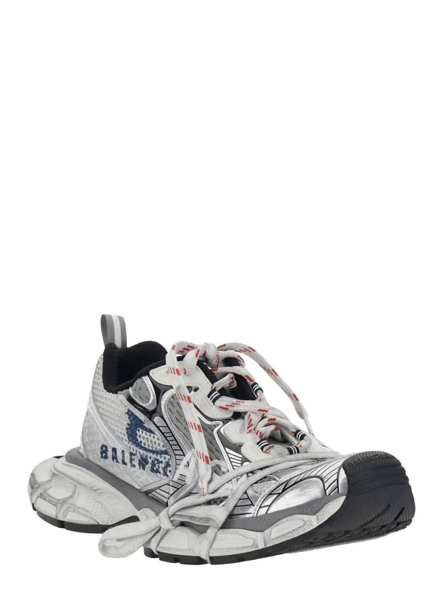 Sneakers Balenciaga multicolor din tesatura tehnica - Img 2