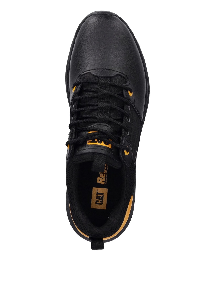Sneakers Caterpillar negri din material textil si plasa - Img 4