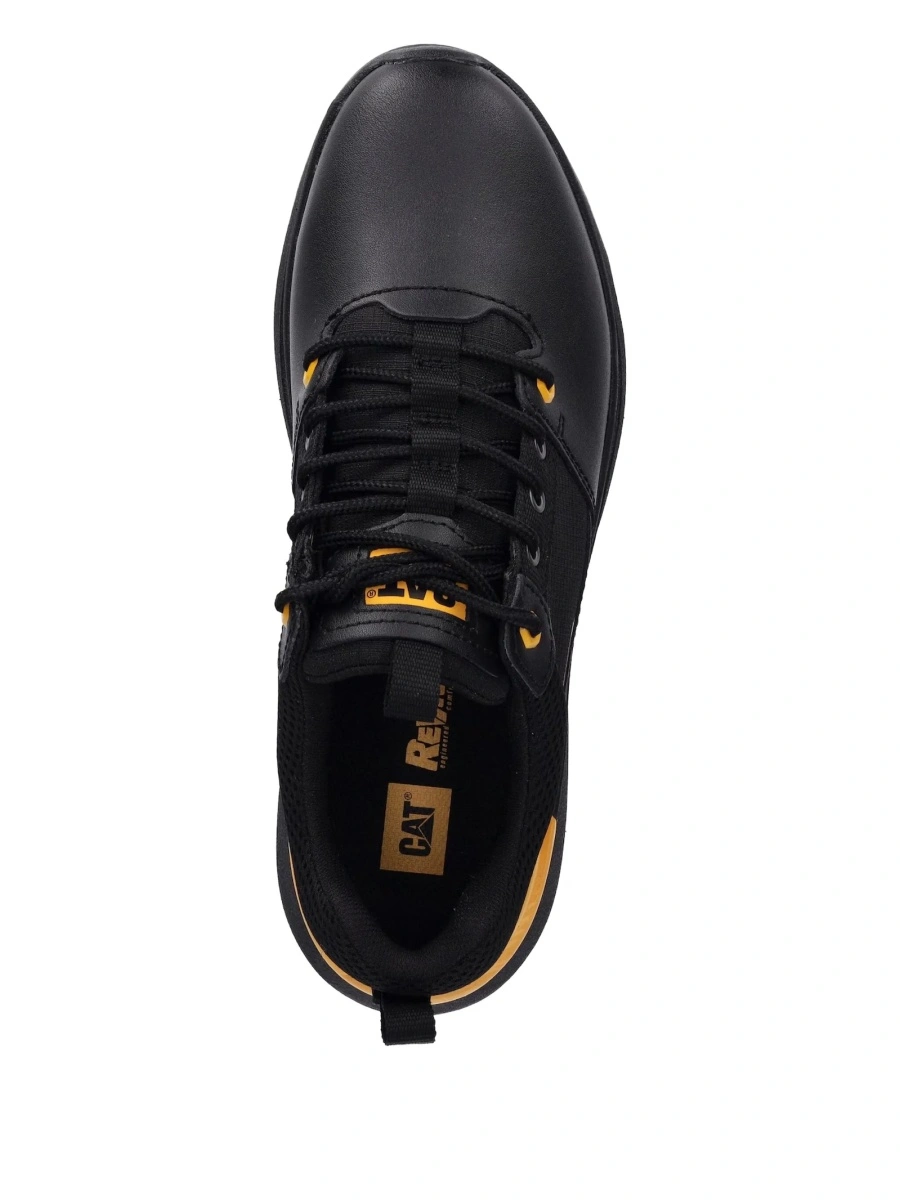 Sneakers Caterpillar negri din material textil si plasa - Img 4