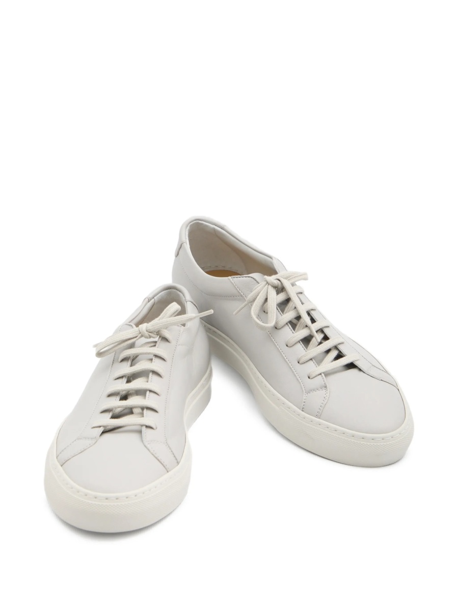Sneakers Common Projects achilles gri din piele - Img 5