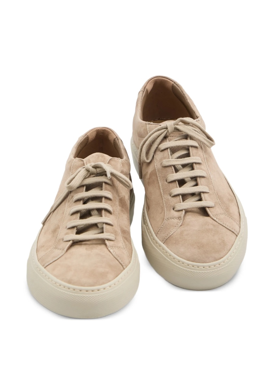 Sneakers Common Projects achilles neutri din piele intoarsa - Img 5
