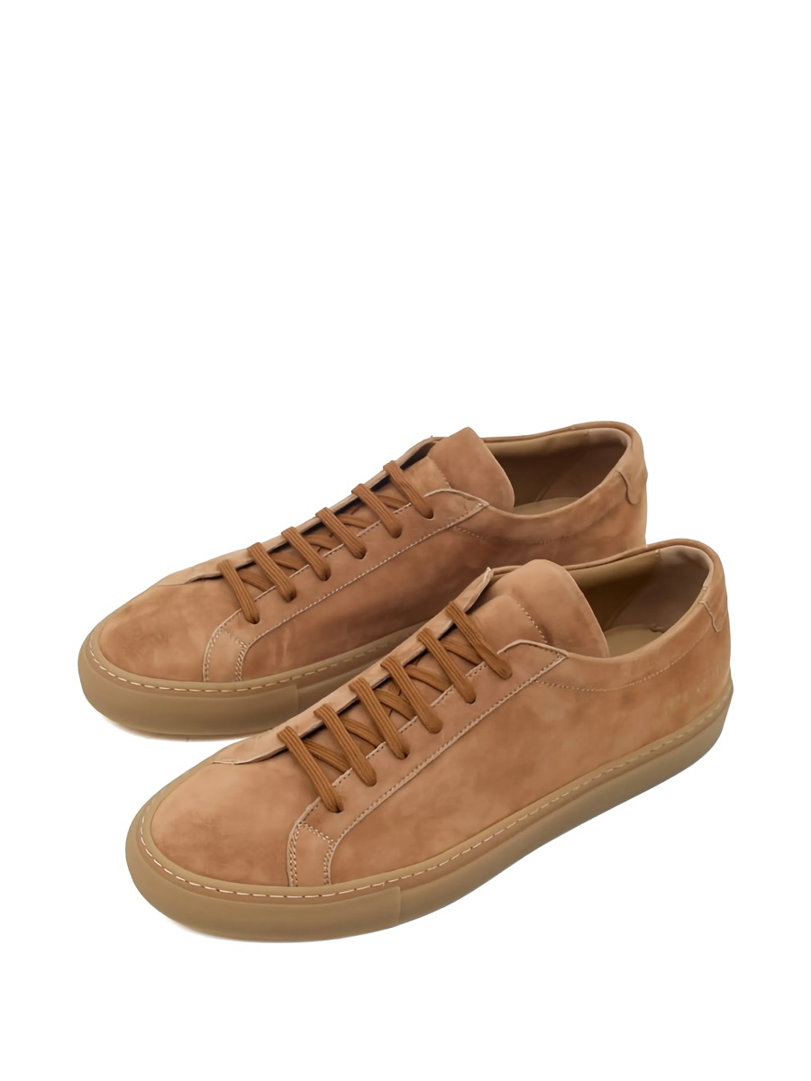 Sneakers Common Projects maro din piele - Img 2