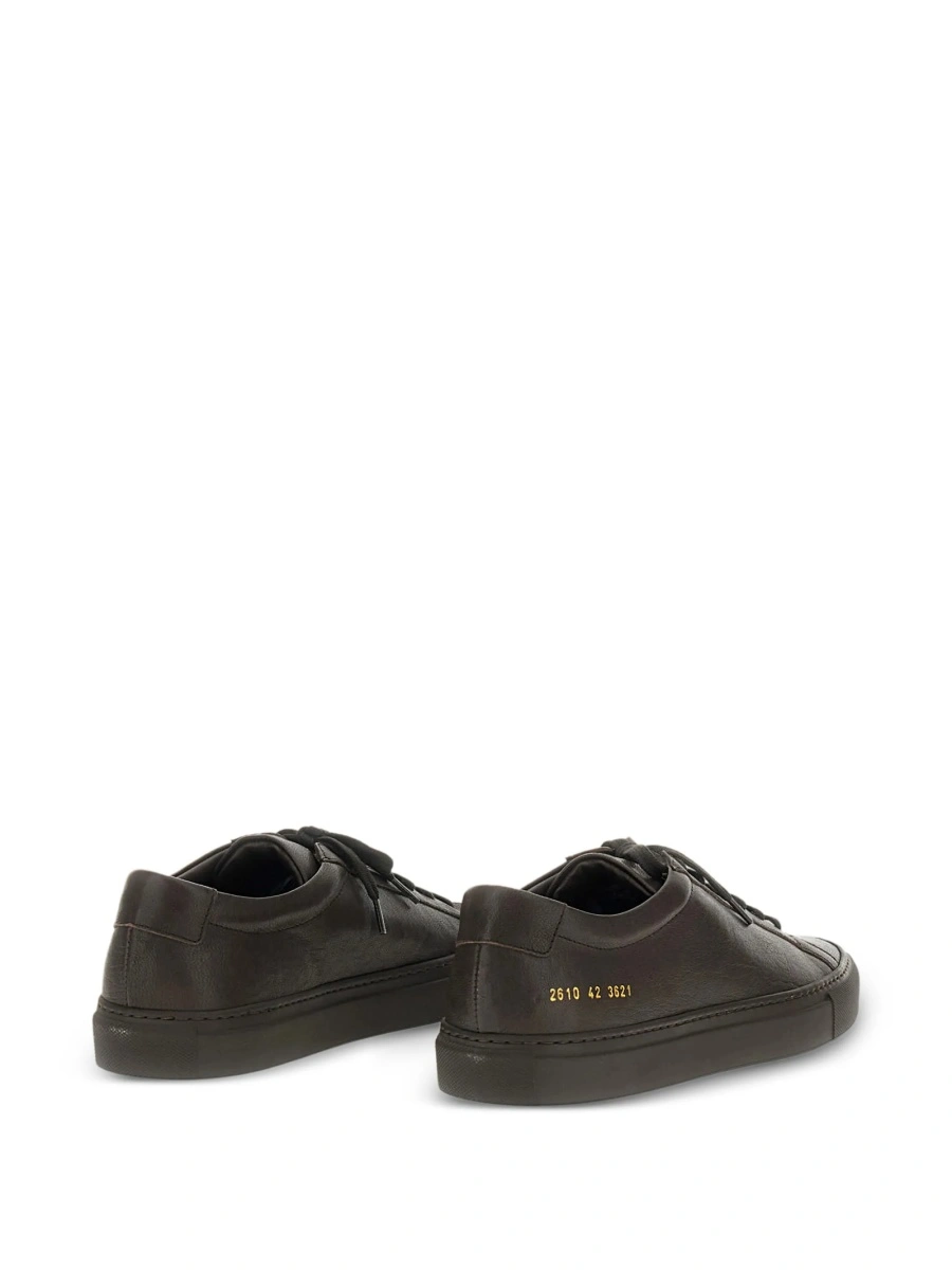 Sneakers Common Projects maro din piele - Img 3