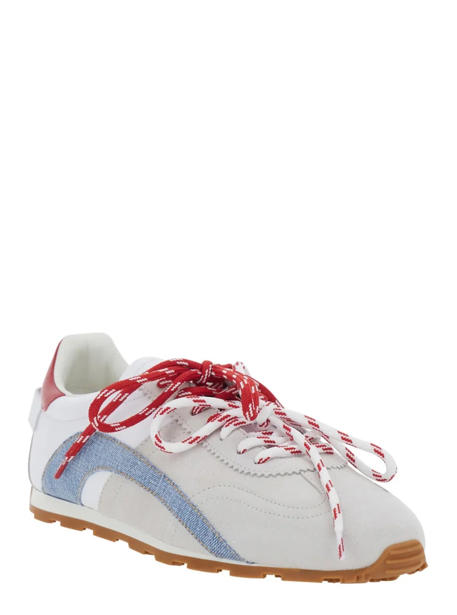 Sneakers 'DC-642' White Low Top Sneakers with logo lettering on the tongue and logo patch on the back in Leather for Men - Img 2