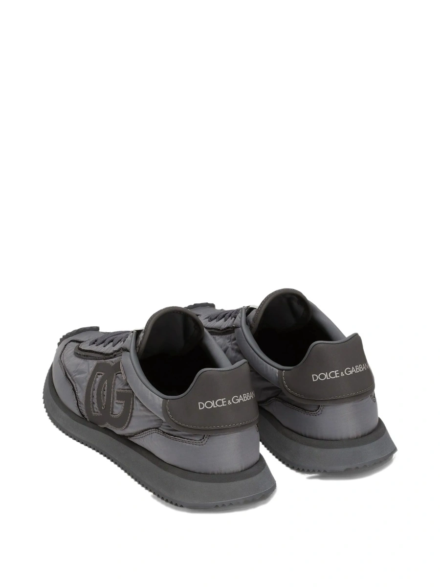 Sneakers Dolce &amp; Gabbana gri din poliuretan si polyester - Img 2