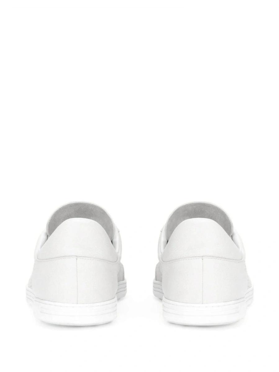 Sneakers Dolce &amp; Gabbana neutri din piele - Img 3