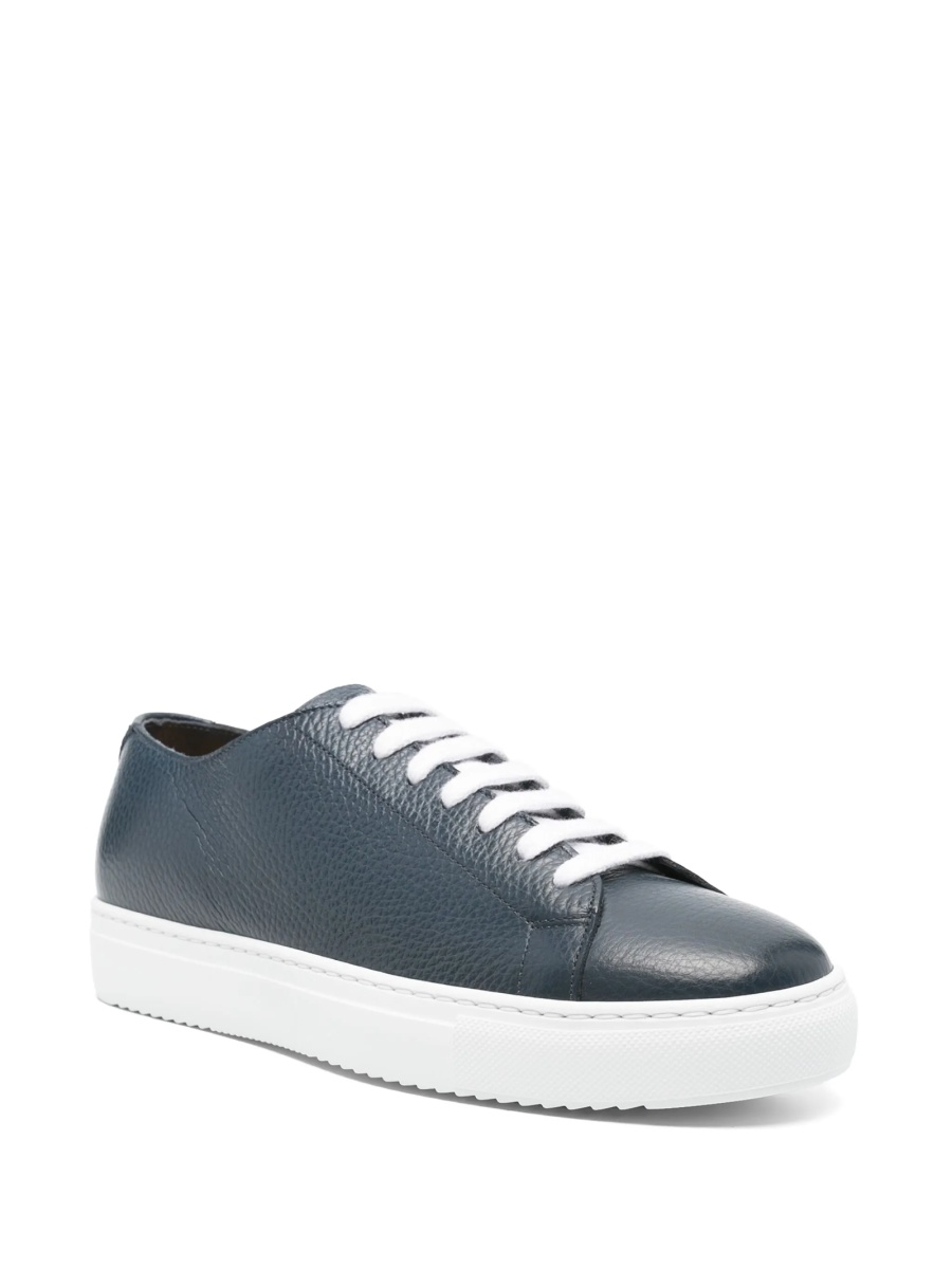 Sneakers Doucal's albastri din piele - Img 2