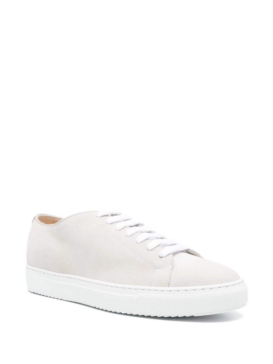 Sneakers Doucal's gri din piele intoarsa - Img 2