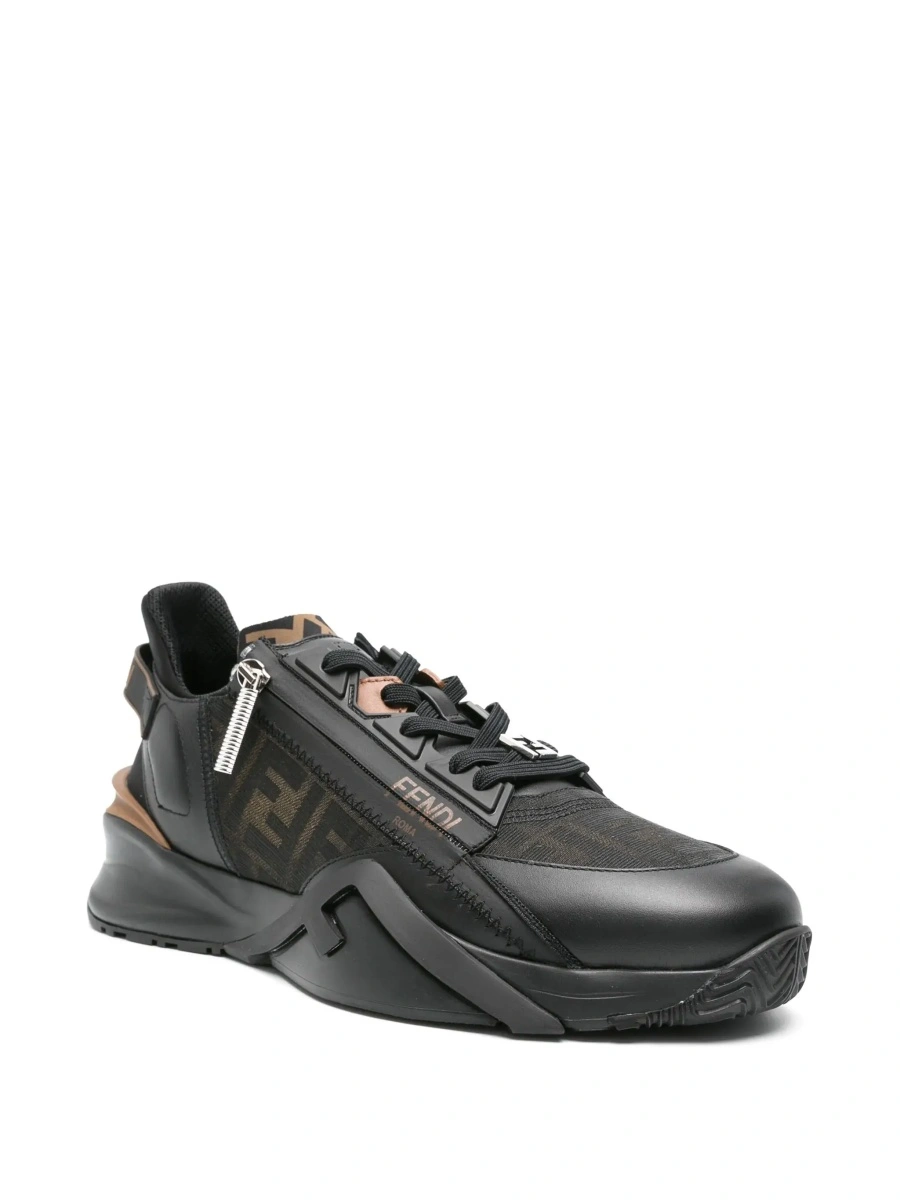 Sneakers Fendi 'Flow' negri din textil - Img 6