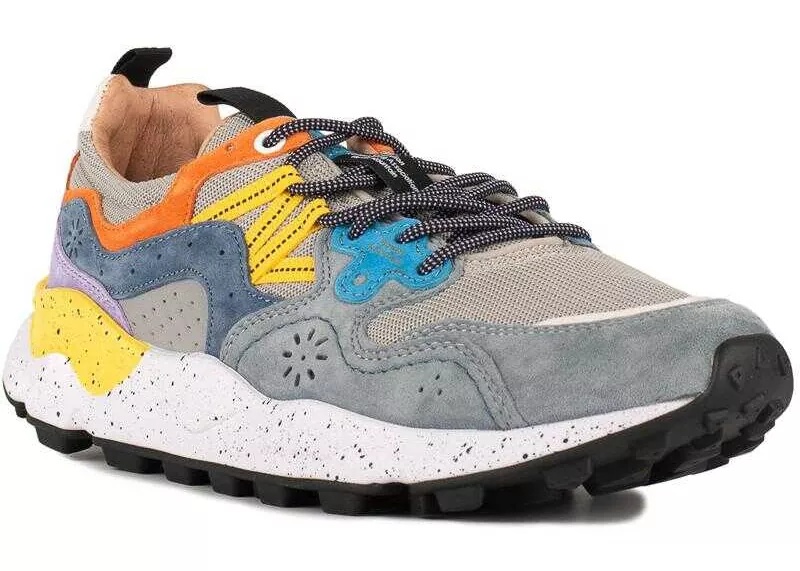 Sneakers Flower Mountain Yamano 3 Sneakers In Suede And Technical Fabric Multicolor* - Img 3