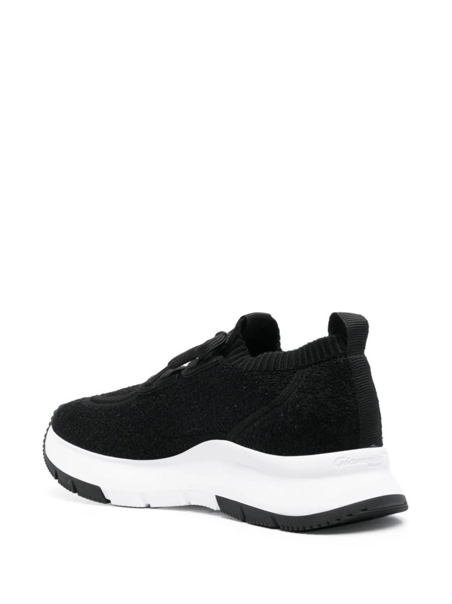 Sneakers Gianvito Rossi negri din material textil - Img 3