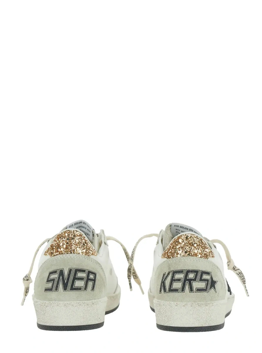 Sneakers Golden Goose 'Ball Star' albi din piele 'Ballstar' - Img 5