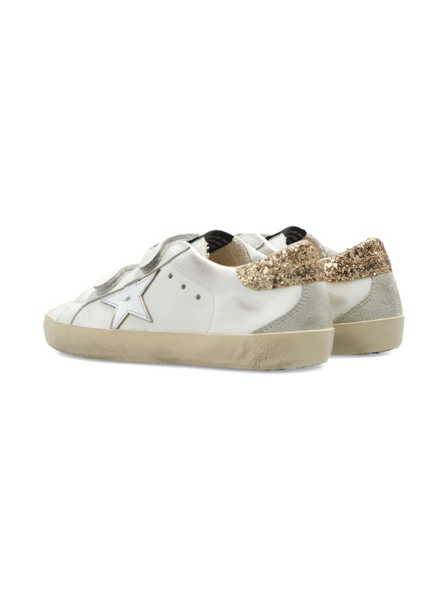 Sneakers Golden Goose neutri din piele - Img 3