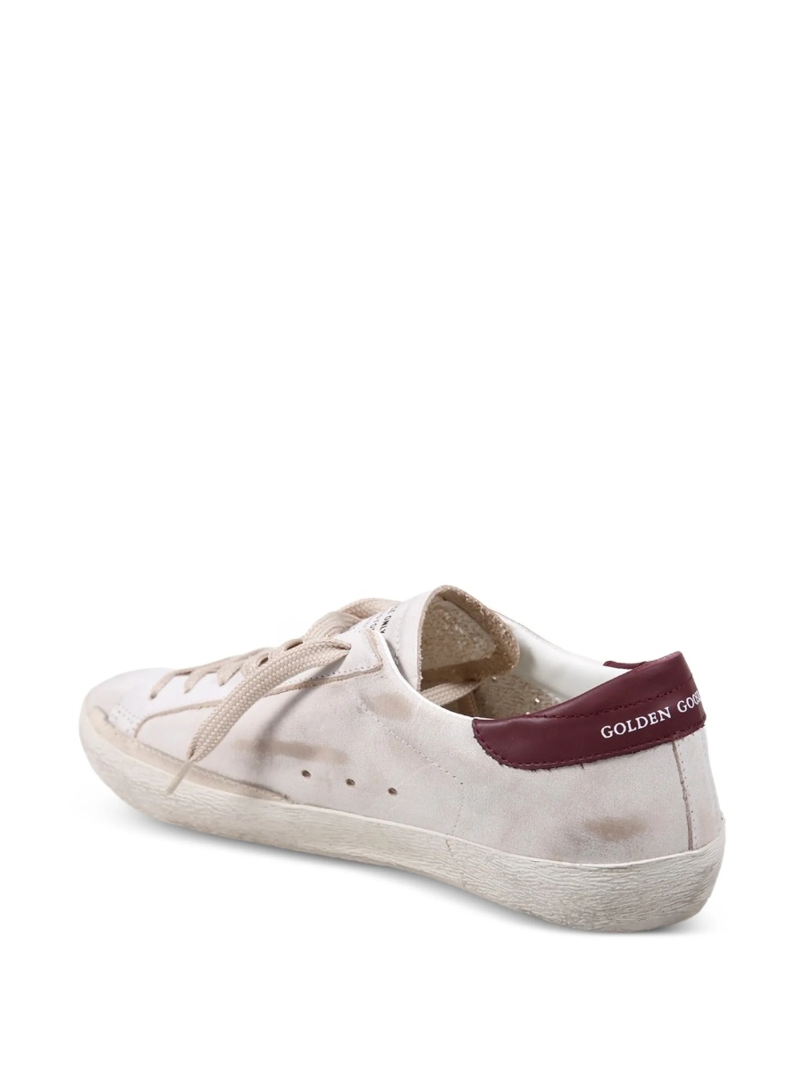 Sneakers Golden Goose star neutri din piele - Img 3