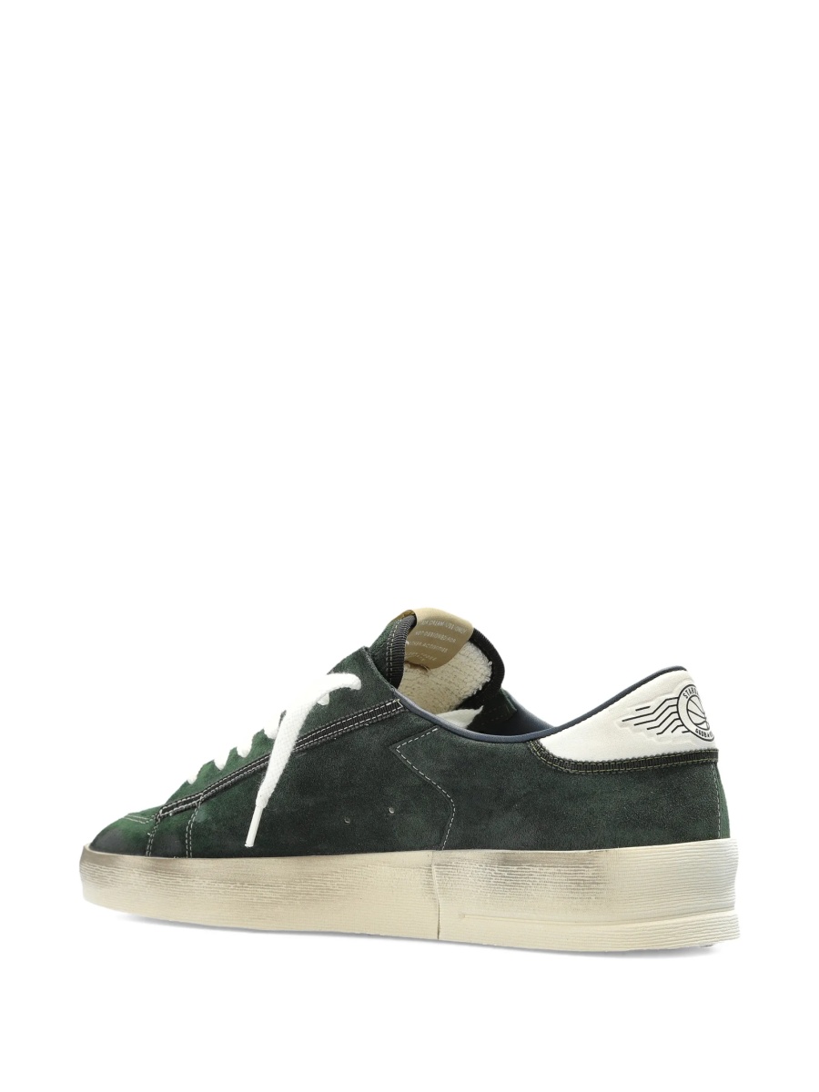 Sneakers Golden Goose stardan verzi din piele - Img 4
