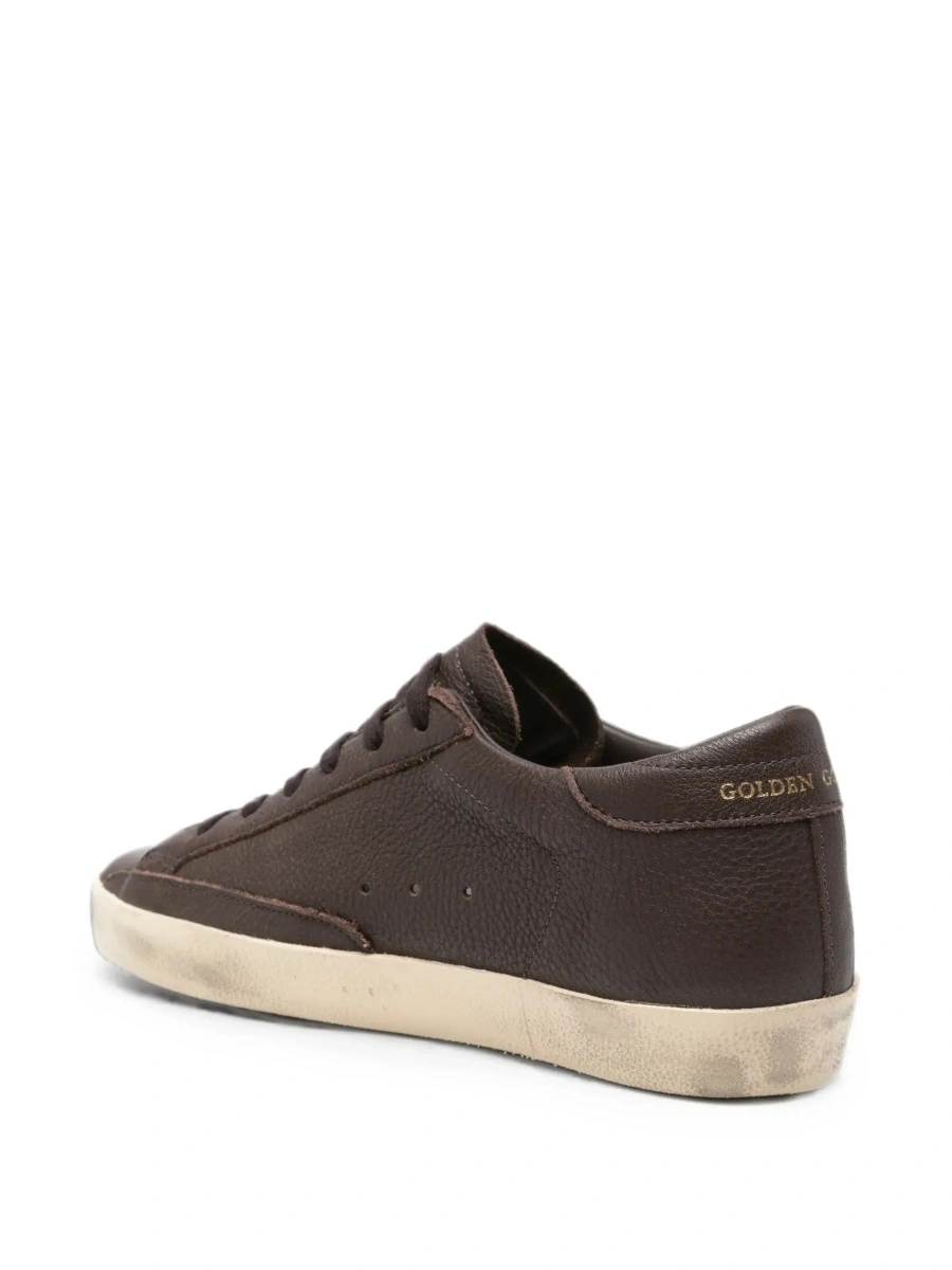 Sneakers Golden Goose 'Superstar' maro din piele - Img 6