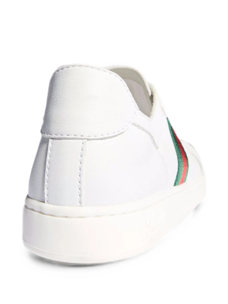 Sneakers Gucci albi din piele - Img 3