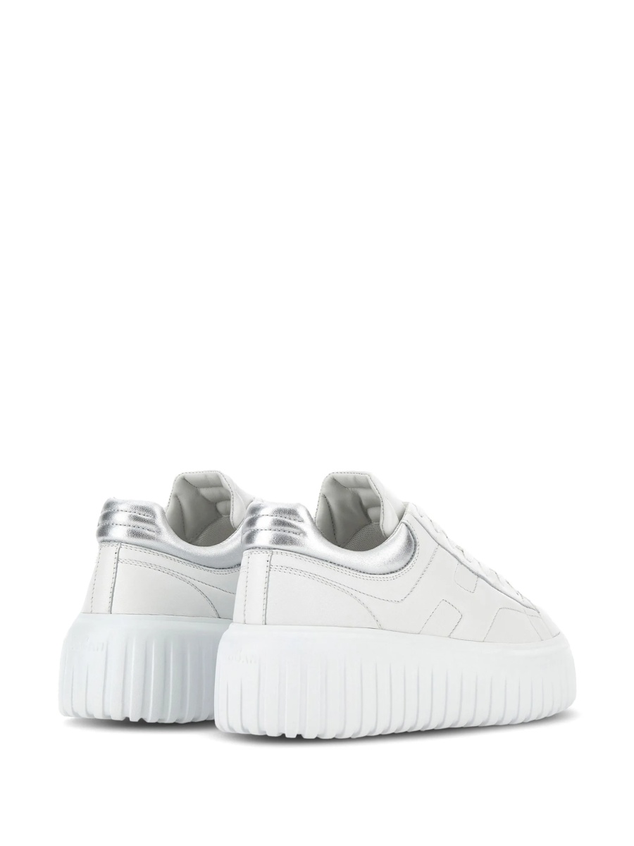 Sneakers Hogan albi din piele - Img 3