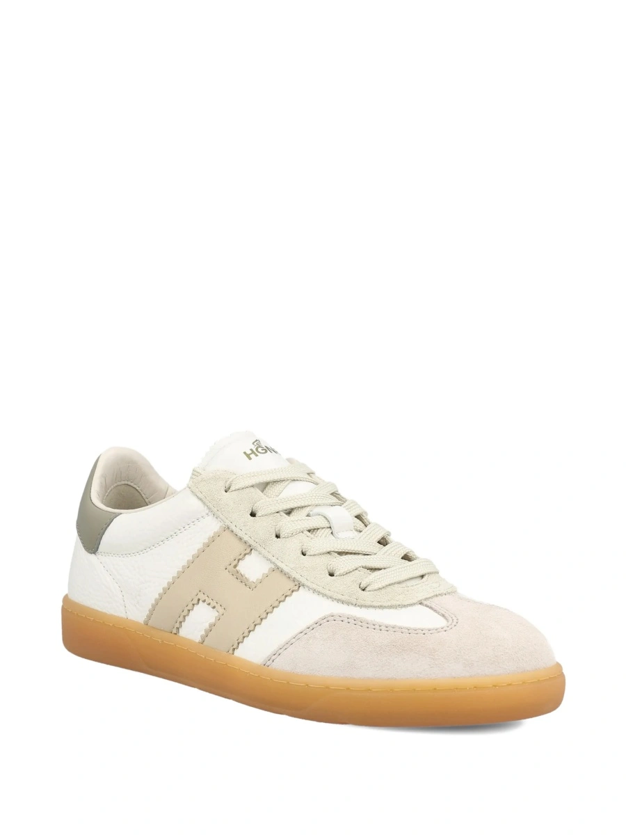 Sneakers Hogan albi din piele - Img 2