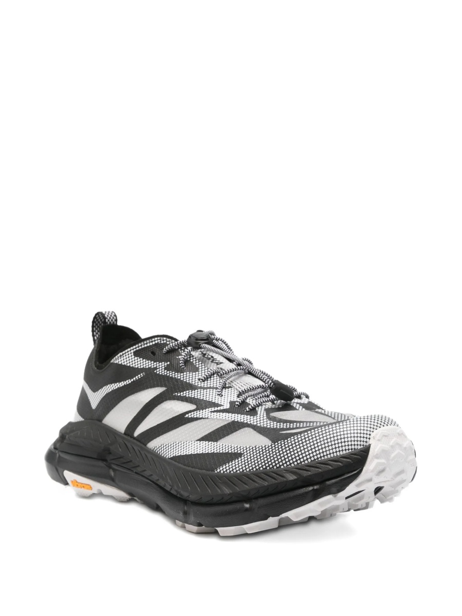 Sneakers Hoka One One negri din material textil - Img 2