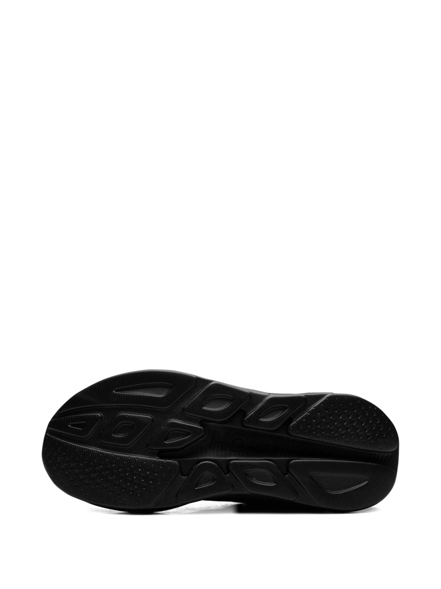 Sneakers Hoka One One negri din material textil - Img 4
