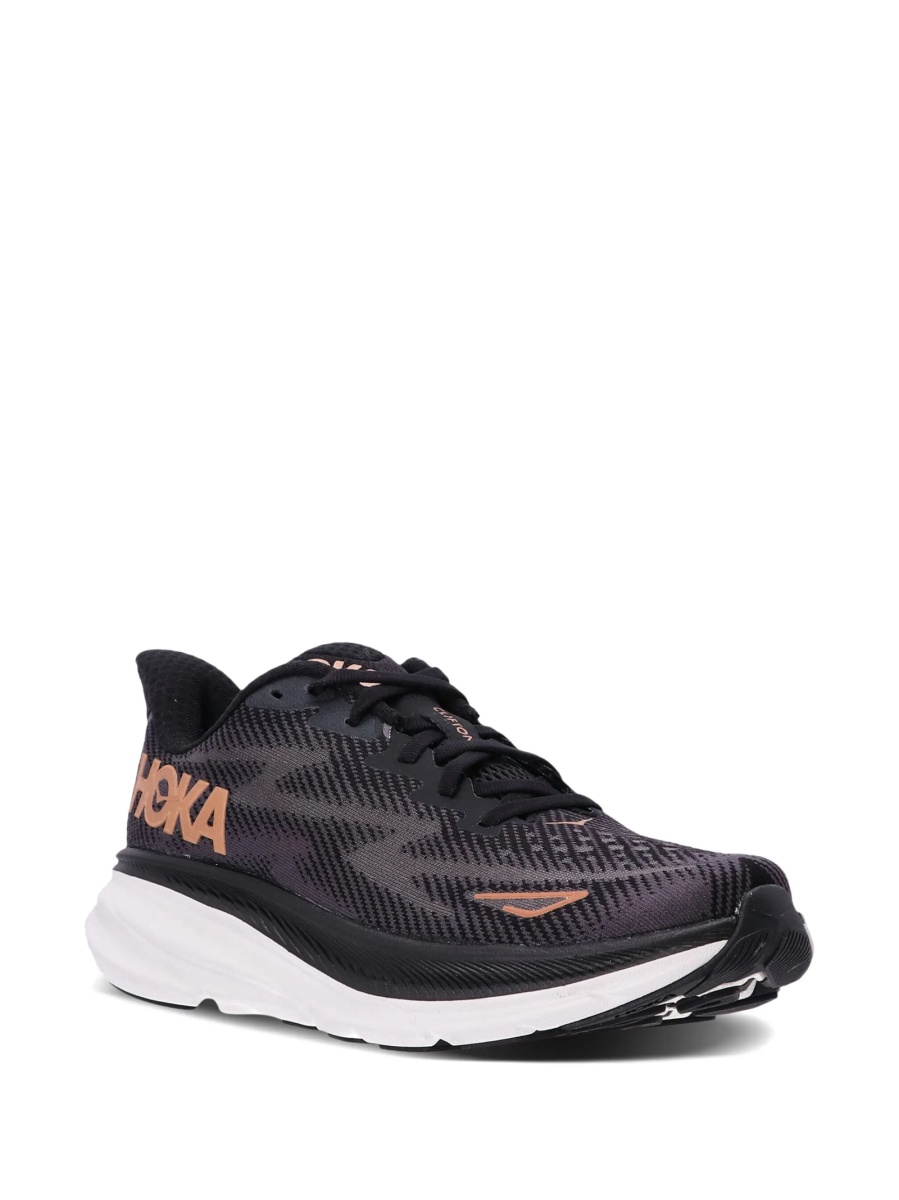 Sneakers Hoka One One negri din plasa - Img 2