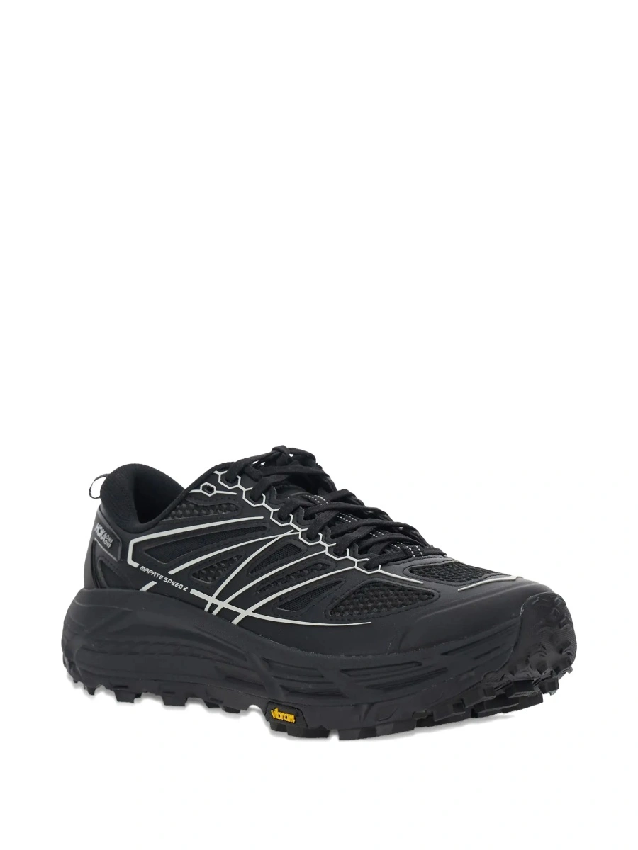 Sneakers Hoka One One negri din textil - Img 5
