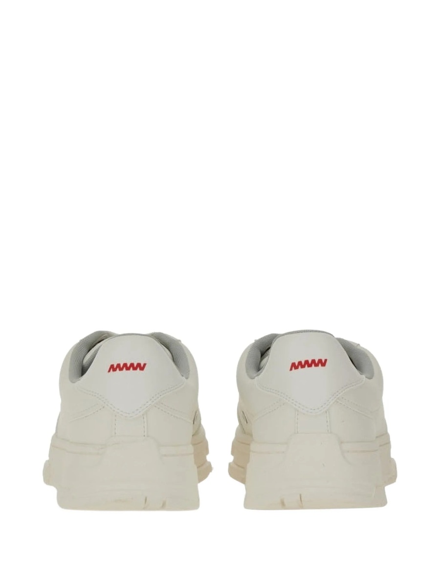 Sneakers Hugo Boss albi din poliuretan - Img 3