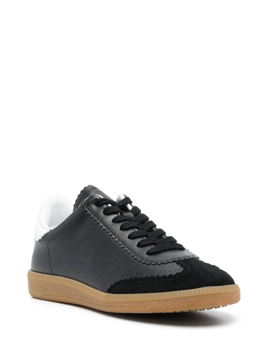 Sneakers Isabel Marant negri din piele - Img 2