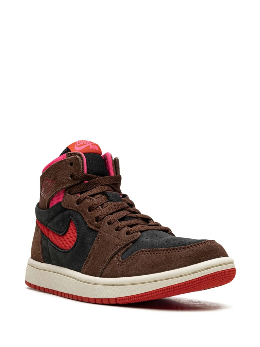 Sneakers Jordan air jordan 1 maro din material textil si piele intoarsa - Img 2