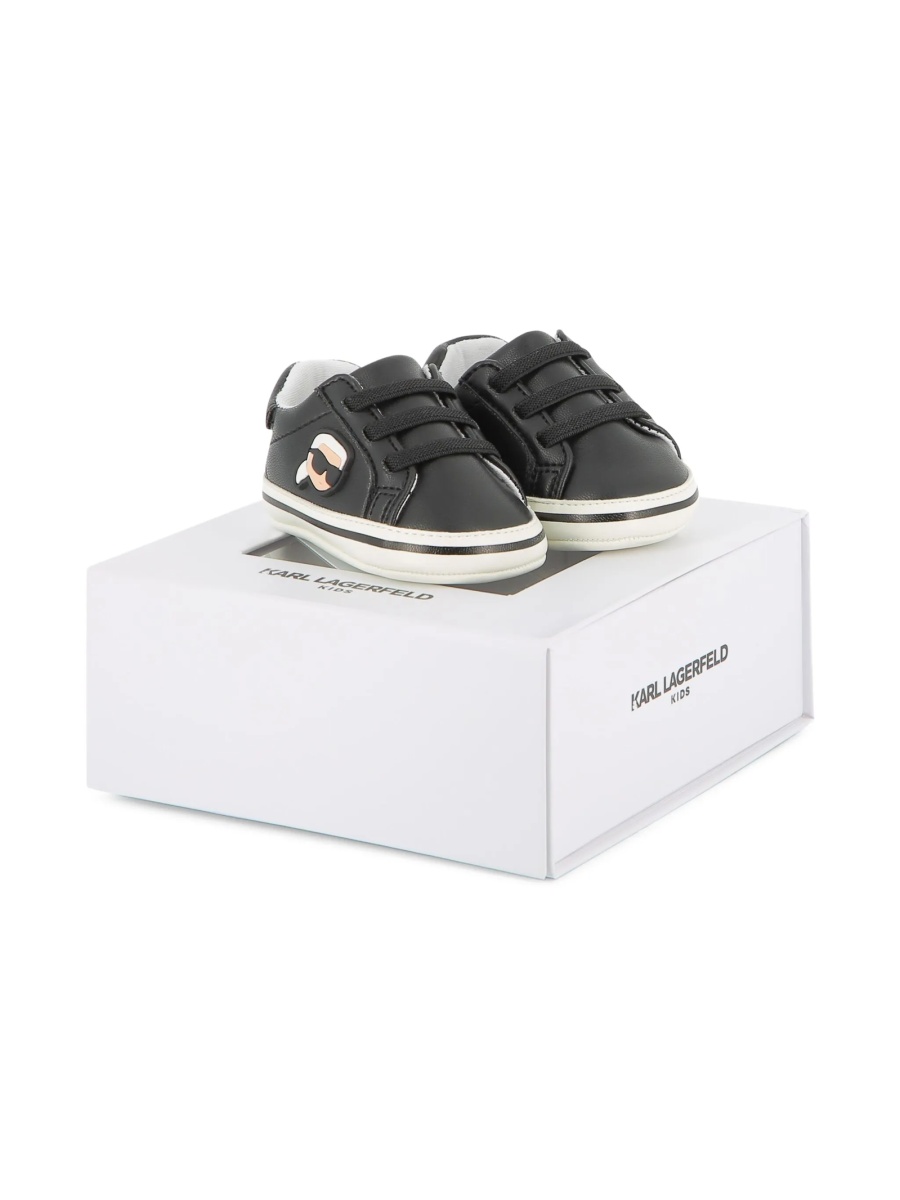 Sneakers Karl Lagerfeld negri din piele eco - Img 2
